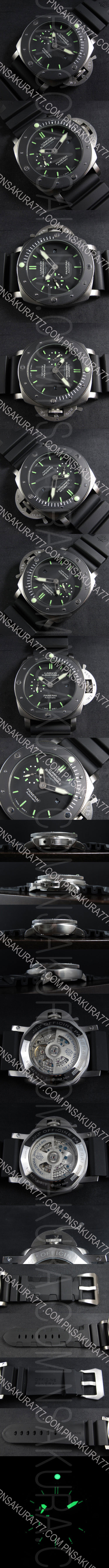 【お客様満足度100%】パネライ サブマーシブル PAM389 高級腕時計，Asian 21600振動