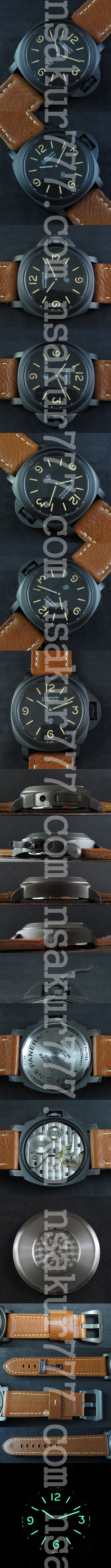 スーパーコピー メンズ腕時計 パネライ ルミノール PAM00360 Asian Unitas 6497搭載 スーパールミナンス(夜光)