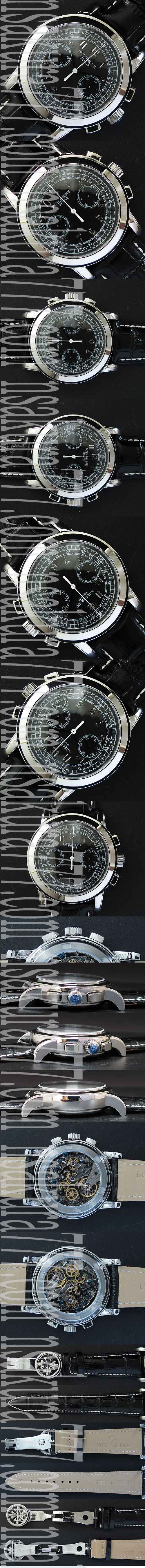 人気新作 PATEK PHILIPPEコピー時計 グランド・コンプリケーション, Asain 21600振動ムーブ 手巻き クロノグラフ