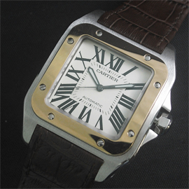 【相当安値】カルティエコピー時計　サントス100 ラージ Swiss SW200-1 ムーブメント搭載