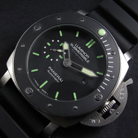 【お客様満足度100%】パネライ サブマーシブル PAM389 高級腕時計，Asian 21600振動